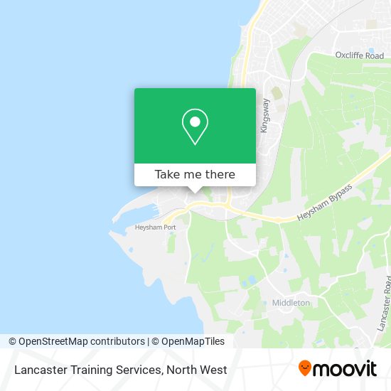 Lancaster Training Services map