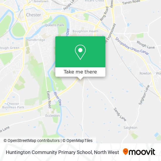 Huntington Community Primary School map