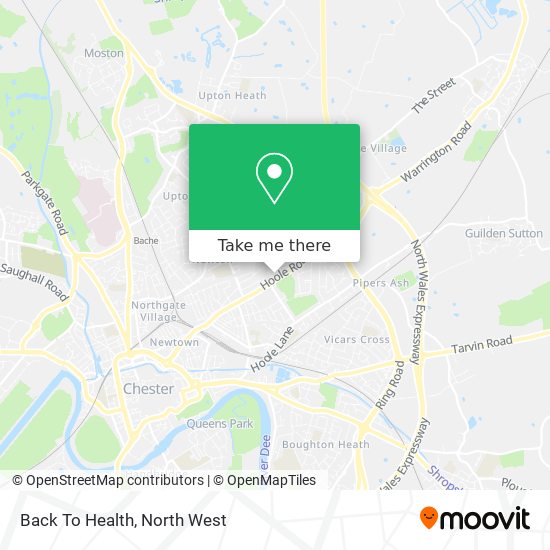 Back To Health map