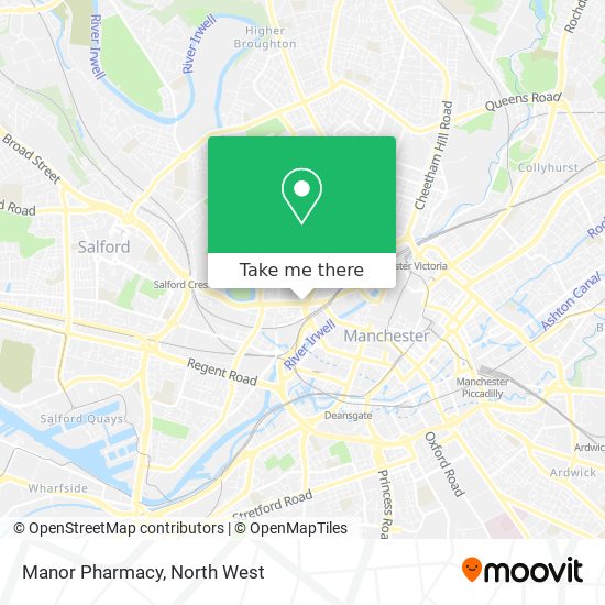 Manor Pharmacy map