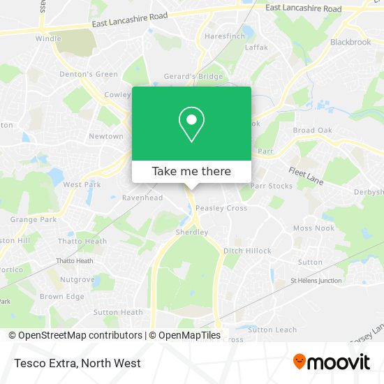 Tesco Extra map