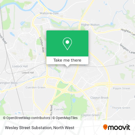 Wesley Street Substation map