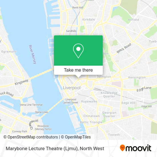 Marybone Lecture Theatre (Ljmu) map