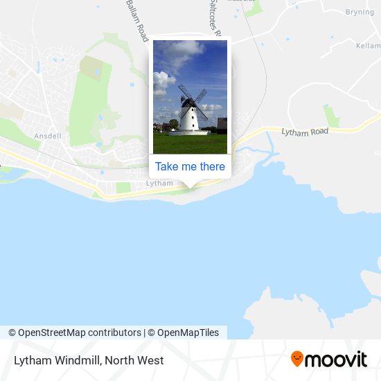 Lytham Windmill map