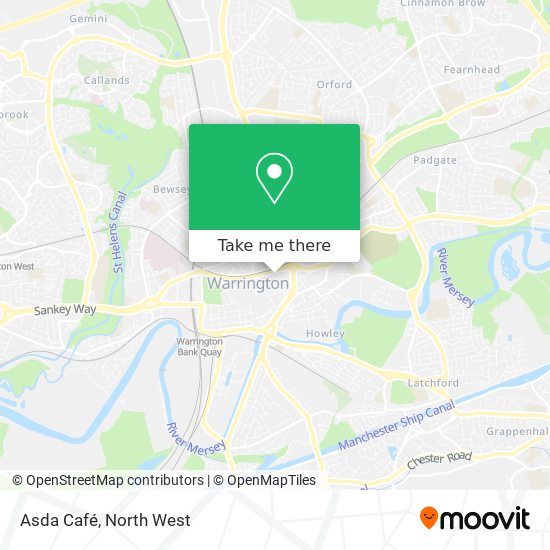 Asda Café map