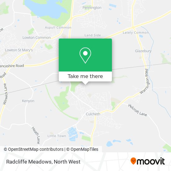 Radcliffe Meadows map