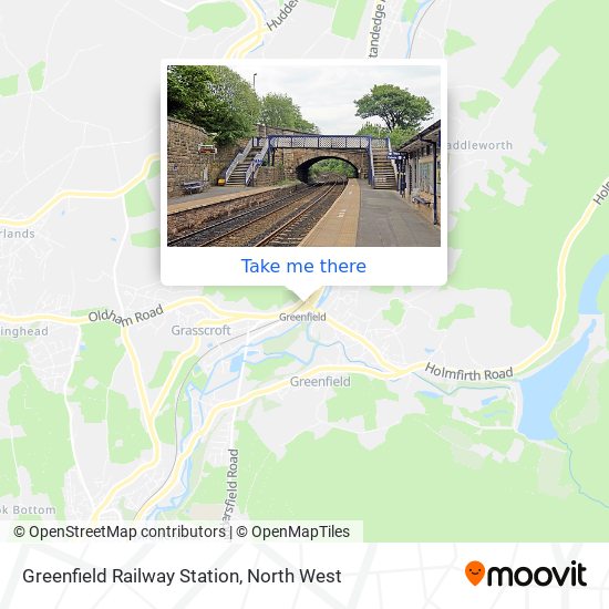 Greenfield Railway Station map