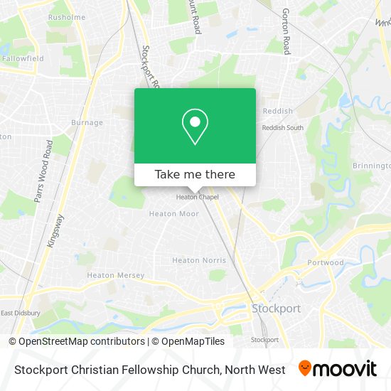 Stockport Christian Fellowship Church map