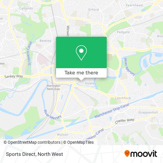 Sports Direct map
