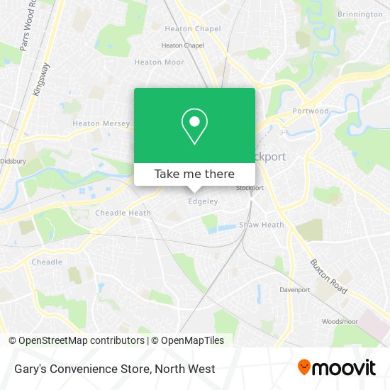 Gary's Convenience Store map