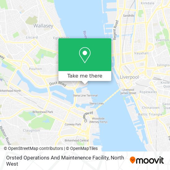 Orsted Operations And Maintenence Facility map