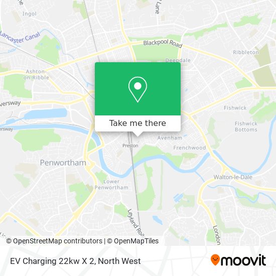 EV Charging 22kw X 2 map
