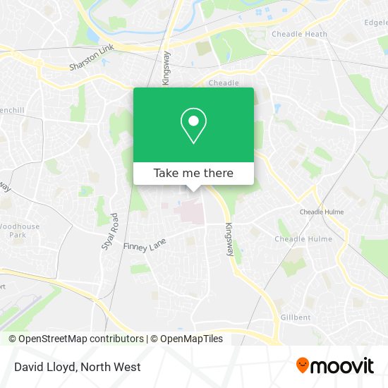 David Lloyd map