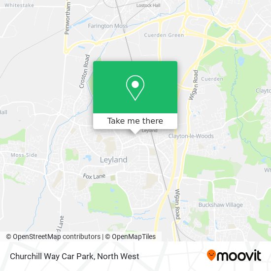 Churchill Way Car Park map