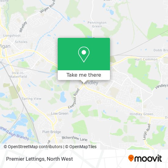 Premier Lettings map