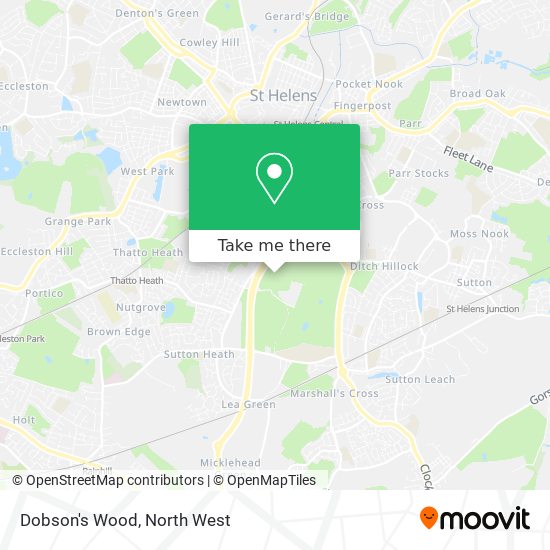 Dobson's Wood map