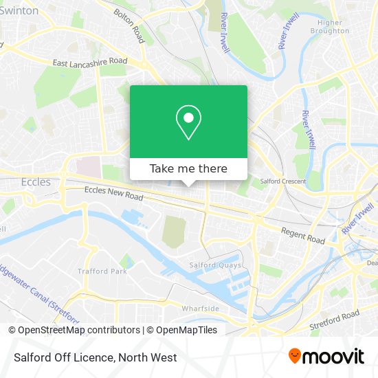Salford Off Licence map