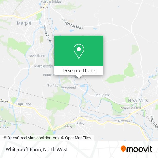 Whitecroft Farm map