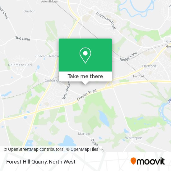 Forest Hill Quarry map
