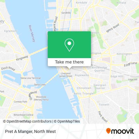 Pret A Manger map