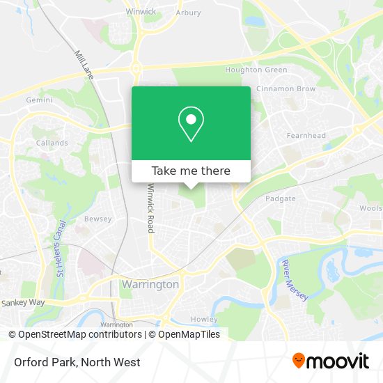 Orford Park map