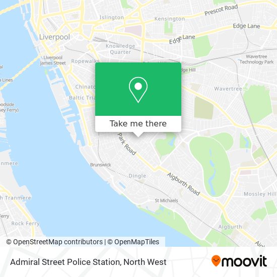 Admiral Street Police Station map