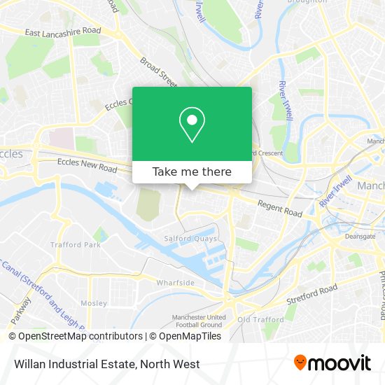 Willan Industrial Estate map