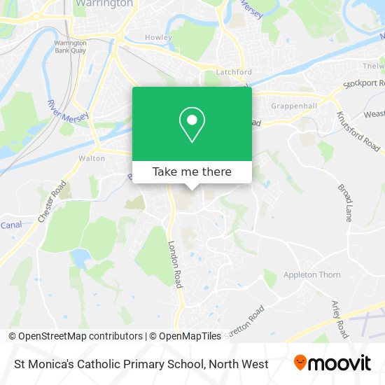 St Monica's Catholic Primary School map