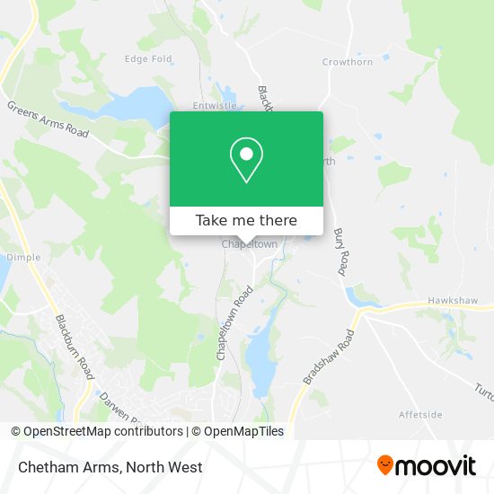 Chetham Arms map