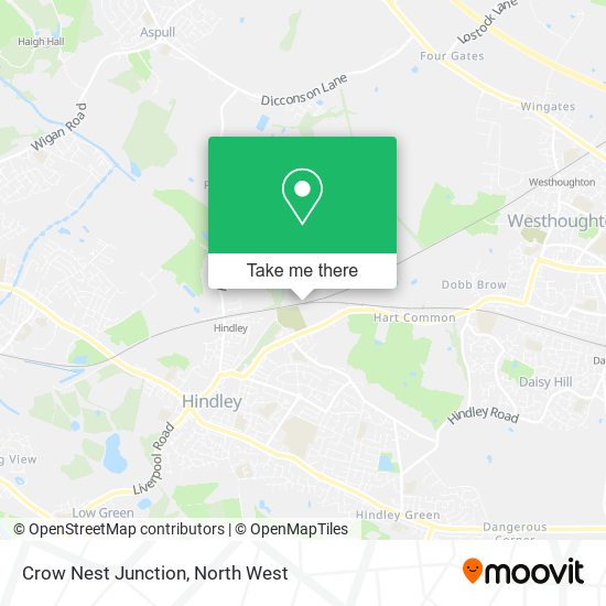 Crow Nest Junction map