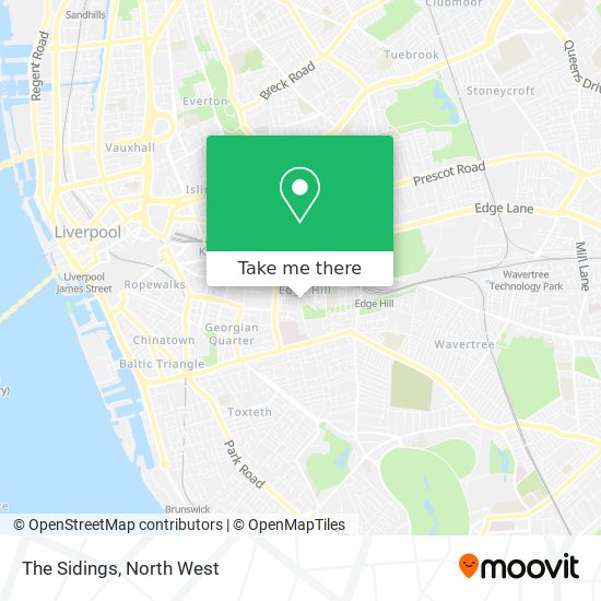 The Sidings map