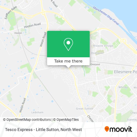 Tesco Express - Little Sutton map