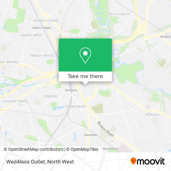 Wed4less Outlet map