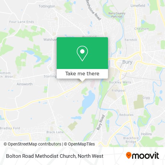 Bolton Road Methodist Church map