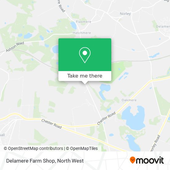Delamere Farm Shop map