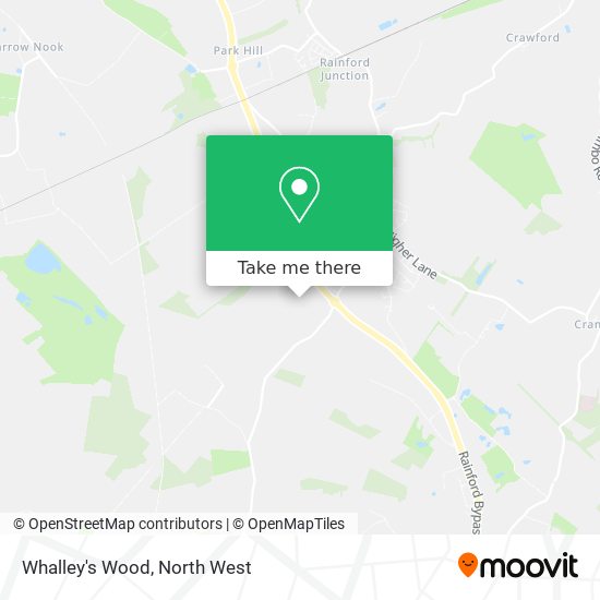 Whalley's Wood map