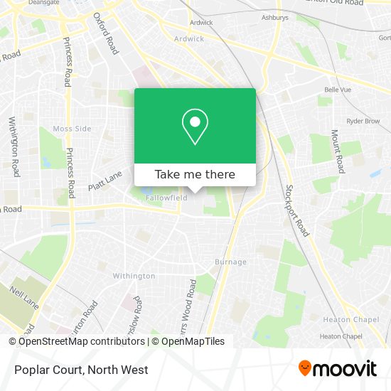 Poplar Court map