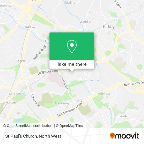 St Paul's Church map