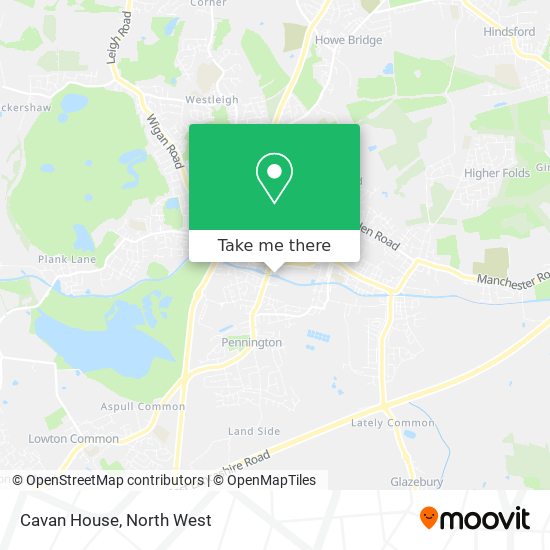 Cavan House map