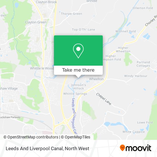 Leeds And Liverpool Canal map