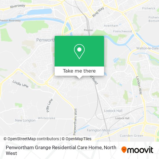 Penwortham Grange Residential Care Home map