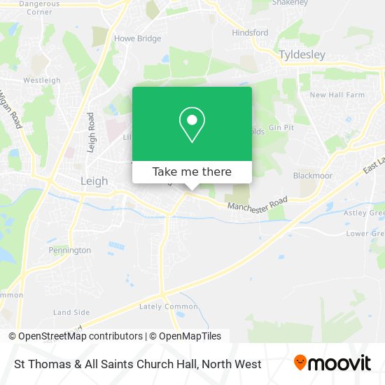 St Thomas & All Saints Church Hall map