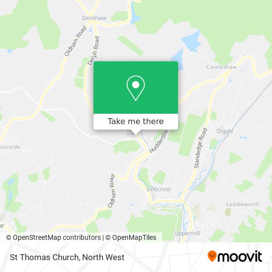 St Thomas Church map