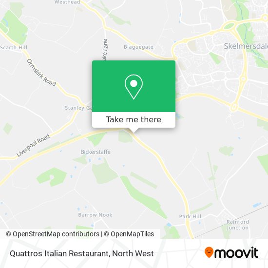 Quattros Italian Restaurant map