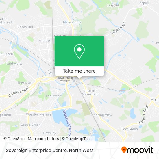 Sovereign Enterprise Centre map