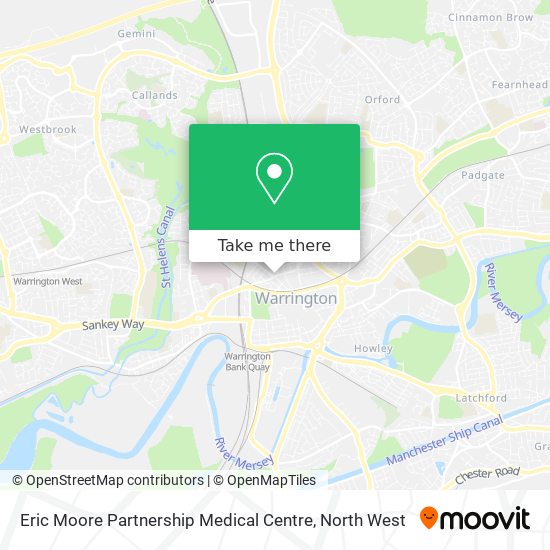 Eric Moore Partnership Medical Centre map