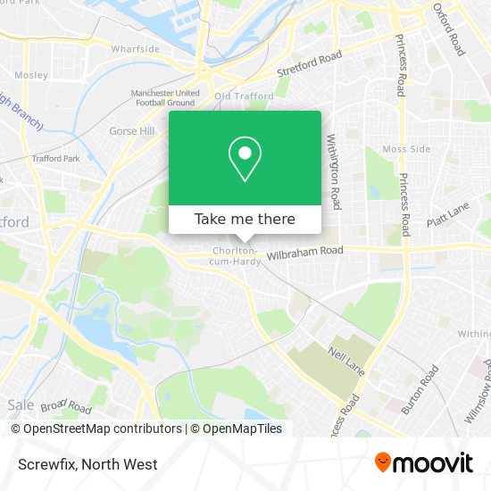 Screwfix map