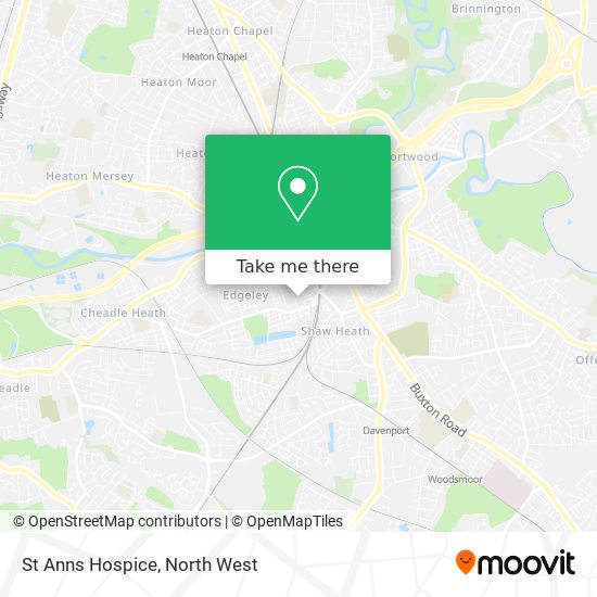 St Anns Hospice map