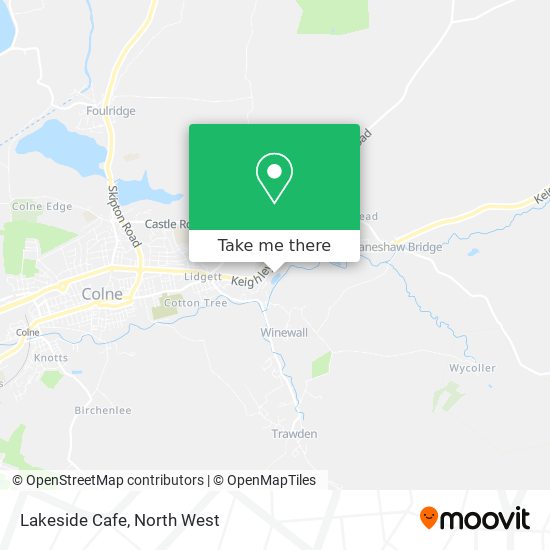 Lakeside Cafe map