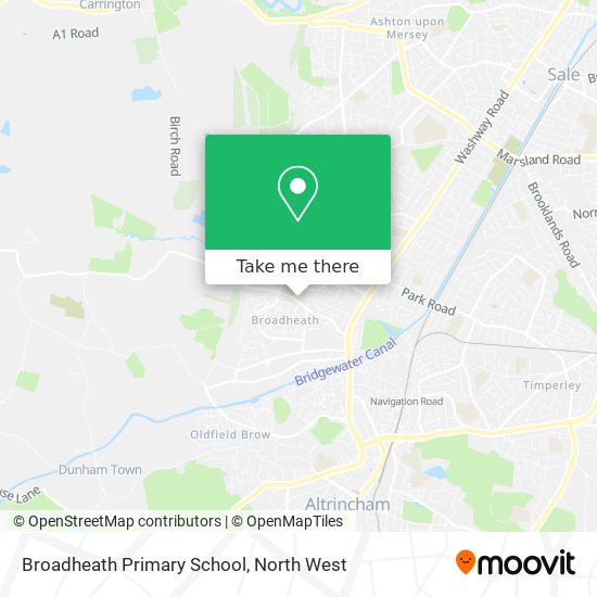 Broadheath Primary School map